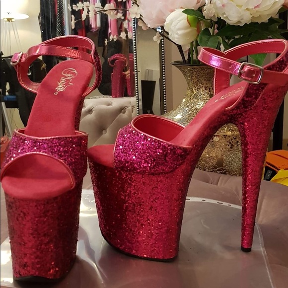 pleaser flamingo pink